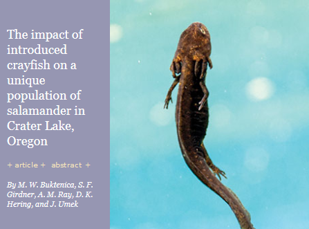 Image from the front cover of Park Science Image from the front cover of Park Science