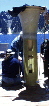 sediment trap on boat