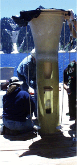 sediment trap on boat sediment trap on boat