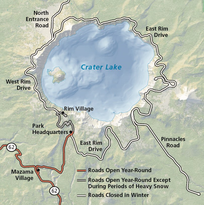 Operating Hours Seasons Crater Lake National Park U S