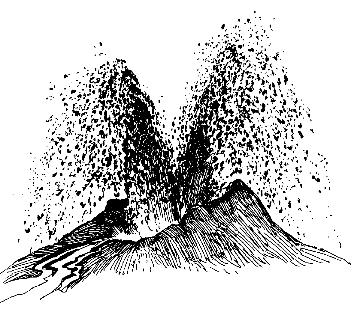 Erupting Cinder Cone