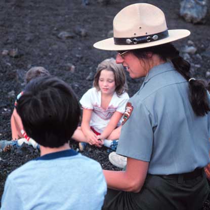 Kids at Craters