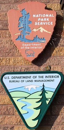 photo of the national park service and bureau of land management logos