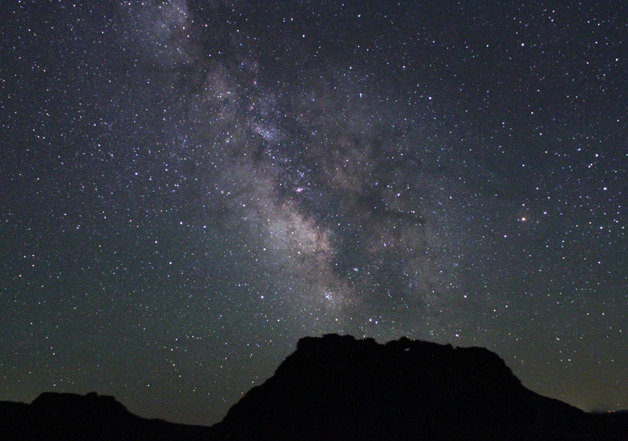 Nightsky over Craters stars over Craters