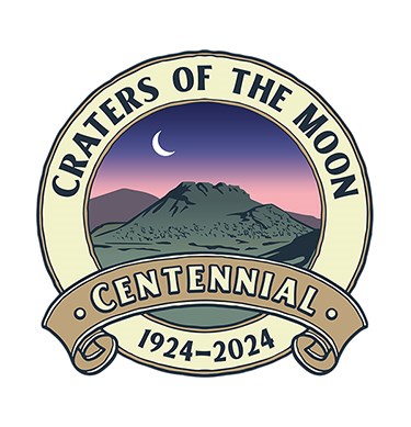 Craters of the Moon Centennial Logo