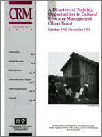 Cover of CRM (Vol. 15, Training Directory)