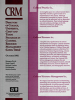 Cover of CRM (Vol. 15, Program Directory)
