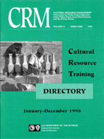 Cover of CRM (Vol. 21, No. Training Directory)