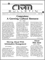 Cover of CRM Bulletin (Vol. 10, No. 4)