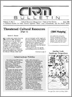 Cover of CRM Bulletin (Vol. 11, No. 3)