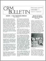 Cover of CRM Bulletin (Vol. 6, No. 3)