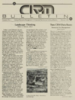 Cover of CRM Bulletin (Vol. 8, No. 1)