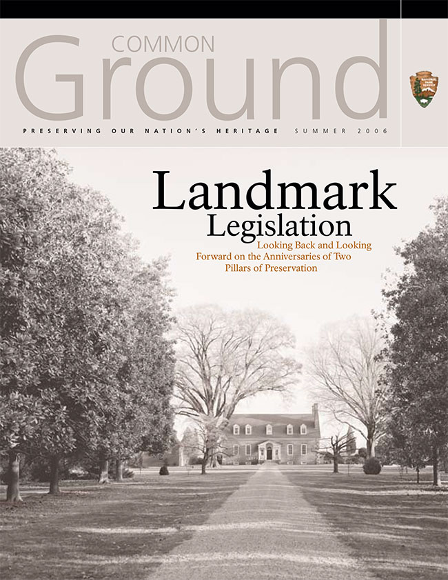 Common Ground Magazine, Summer 2009 - National Park Service