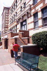 In Baltimore, Maryland, this historic school was converted to senior housing during rehabilitation. Photo: NPS files