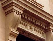 This is a detail of the doorway brackets following repair