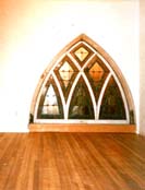 The new floor cut the windows in two visually, compromising their size and proportion on the interior.