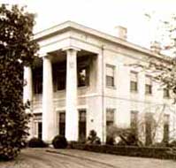 This is a photo of the 1847 Greek Revival house from the Historic American Buildings Survey Collection, NPS.