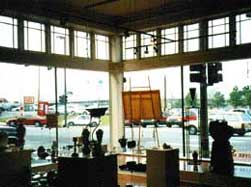 The shops are shown here--open for business