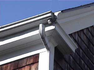 downspout before repair