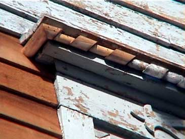 wood trim repaired
