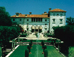 [Photo] A photograph showing the barrel tile roof on Vizcaya in Miami, Florida