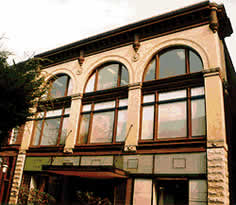 This is an image of a building in Downtown Cumberland Historic District, Maryland.  Photo: Kathleen McKenney, Courtesy of the City of Cumberland.