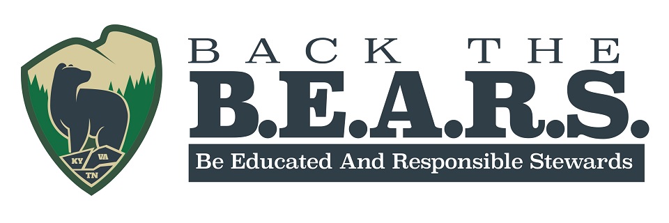 Back the Bears Sticker Back the B.E.A.R.S. at Cumberland Gap National Historical Park