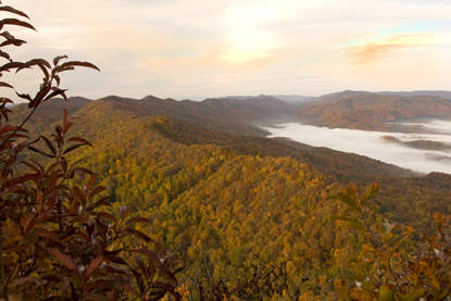 fall view from the Pinnacle Overlook