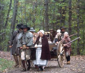 travelers on the historic Wilderness Road