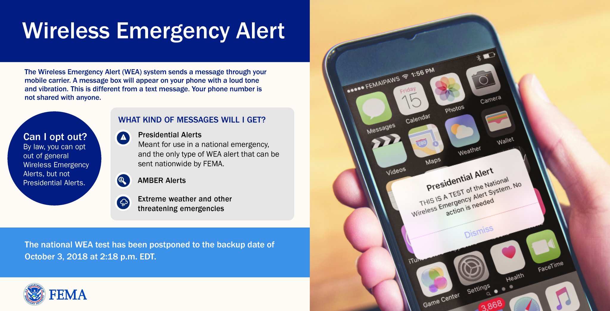WEAFINALGRAPHIC FEMA emergency alert system test