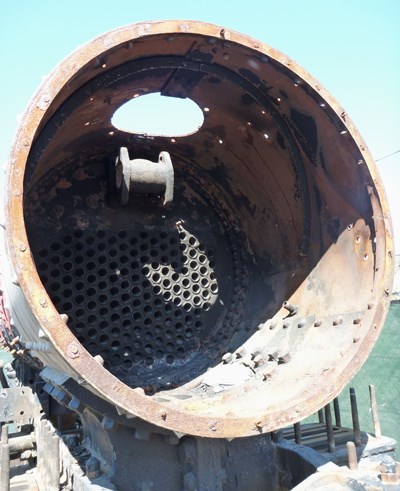 Boiler interior