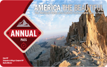Front of 2023 America the Beautiful Annual Pass.
