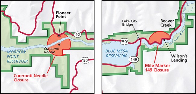 Map of Closure Areas 3