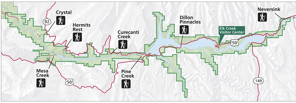 Curecanti hiking trails