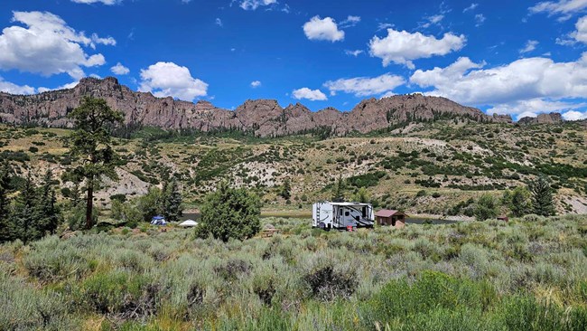 ponderosa campground in summer