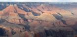 View of Grand Canyon National Park at sunset from the South Rim