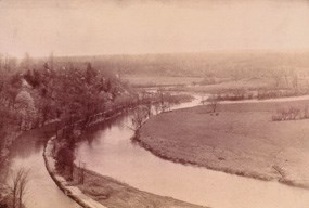 Historic photo of the Cuyahoga River in CVNP Historic photo of the Cuyahoga River in CVNP