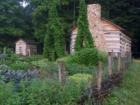 Log Cabin at Hale Farm