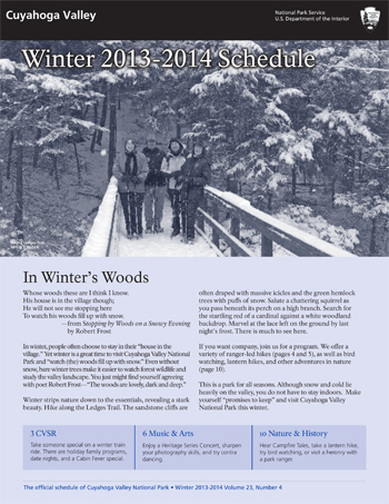CVNP Winter2013-14 SOE_Cover