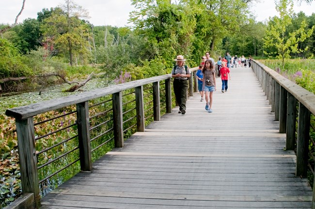 Ranger hike at Beaver Marsh