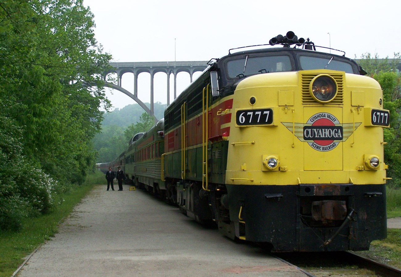 CVSR train in the station