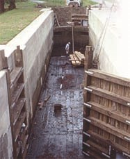 rehabilitation of a canal lock