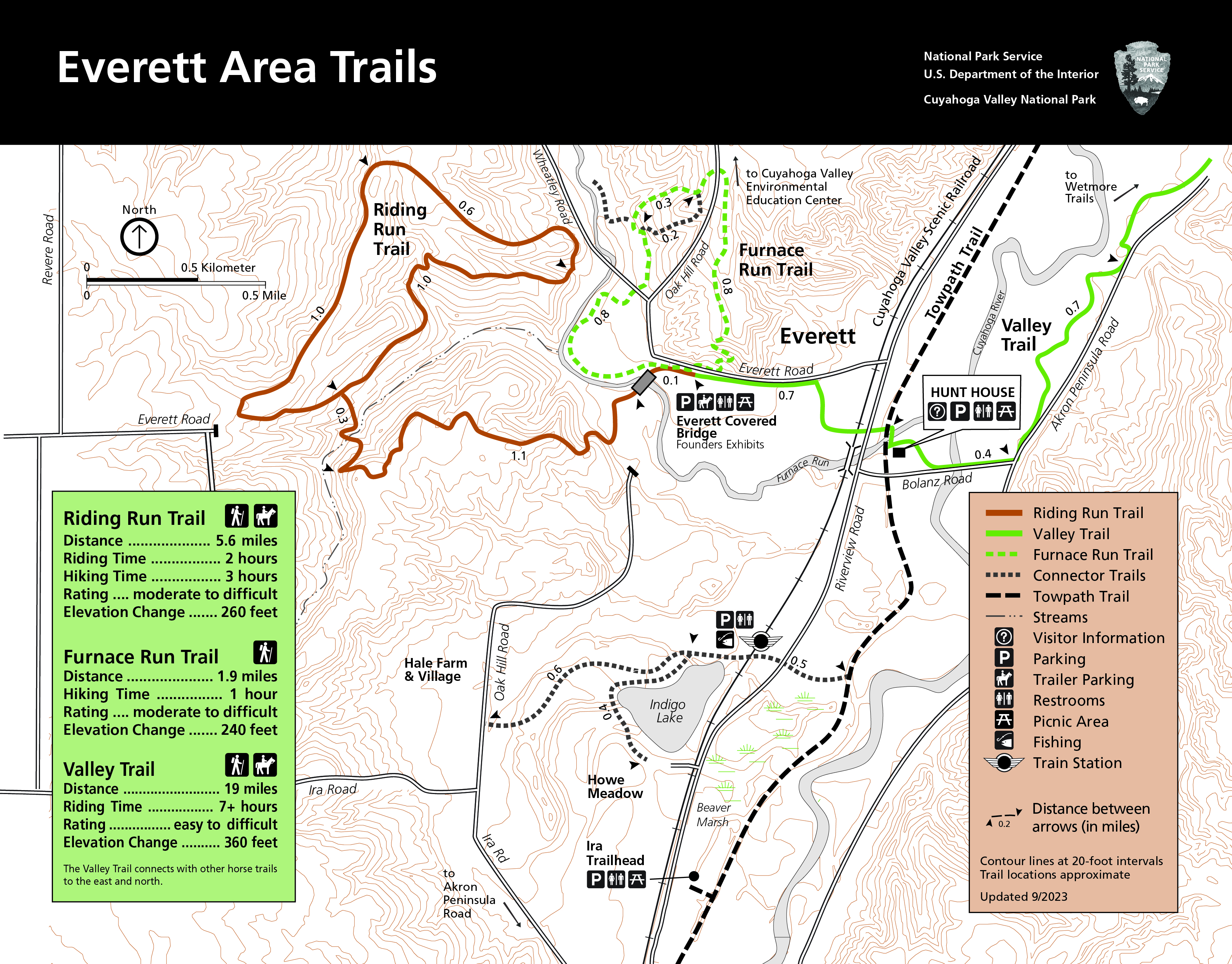 CVNP h2go® Map Water Bottle – Conservancy for Cuyahoga Valley National Park