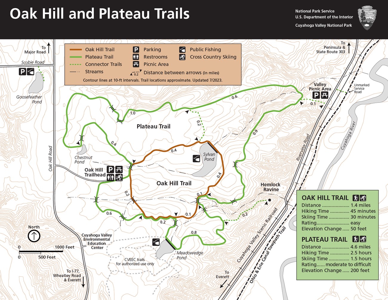 CVNP h2go® Map Water Bottle – Conservancy for Cuyahoga Valley National Park