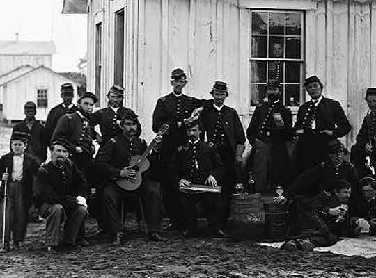 Company E, 4th US Colored Infantry at Fort Slocum