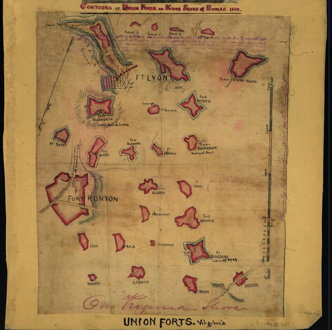 Contours of the Forts (Defenses South of the Potomac)
