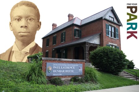 Dunbar portrait and Dunbar house Dunbar portrait and Dunbar house