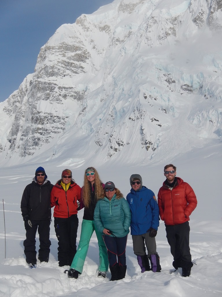 The initial patrol of the season pose for a photo at Basecamp