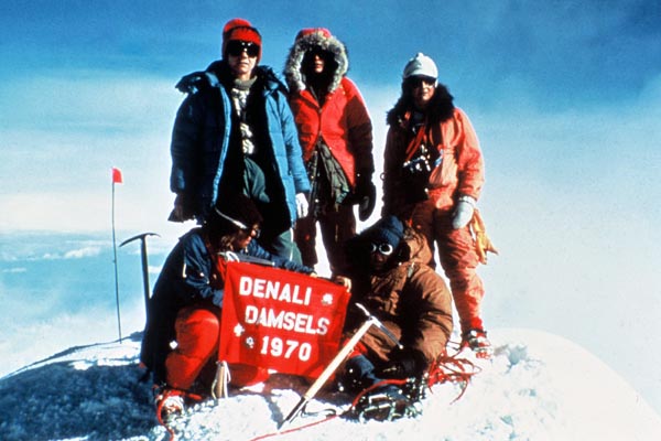 The Denali Damsels on the summit of Denali
