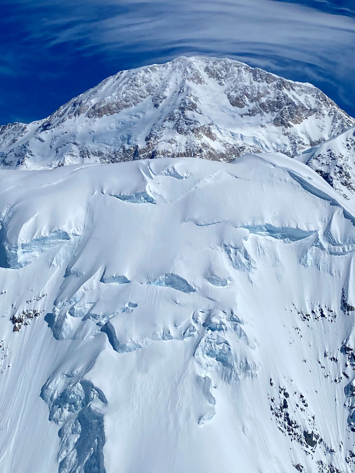 View of Denali over the South Buttress